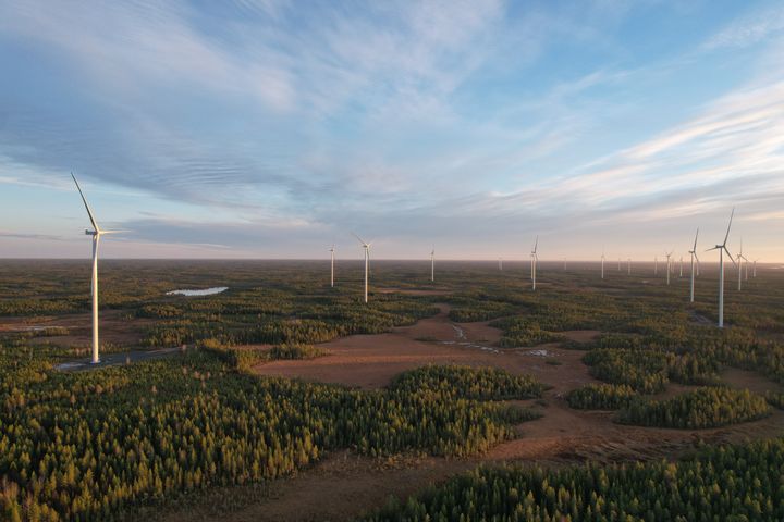As a result of this new agreement, more than 80 per cent of it will be generated by the new wind park, which is holding its opening ceremony today in Ii, North Ostrobothnia.
