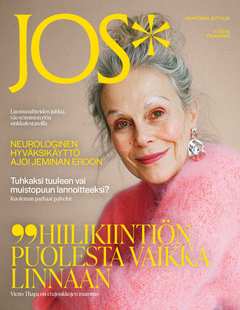 Kuvassa JOS*-lehden kansikuva.