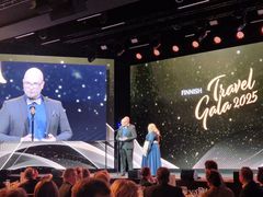 Vasemmalta Joni Humaloja ja Päivi Viitasalo Villa Korkatista