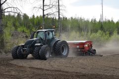 Kevätkylvöt Ruokolahdella.