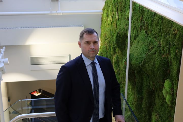 MTK:n puheenjohtaja Tero Hemmilä kuvattuna Simonkadun toimistolla.