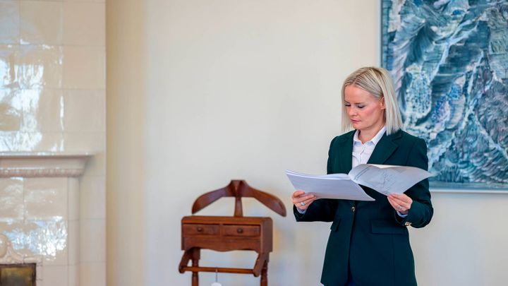 EU:n valtiovarainministerien kokoontumisessa Luxemburgissa Suomea edustaa valtiovarainministeri Riikka Purra. Kuva: Katja Säilä, valtioneuvoston kanslia