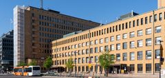 Helsingin Postitalo on remontissa.