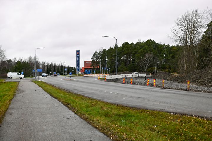 Ruonan yhdystien ja Rautakadun risteys Naantalissa.