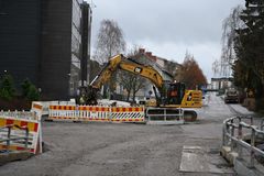 Uolevi Raaden kadun ja Käsityöäläiskadun risteys syksyllä 2026.