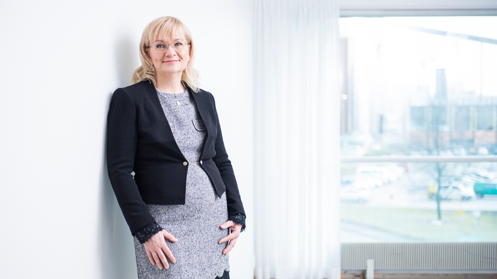 JHL:n puheenjohtaja Päivi Niemi-Laine. Kuva vapaasti median käytettävissä, copyright JHL.