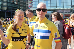 Lähtöjuhla 2024 Helsinki, maajohtaja Lea Koivisto