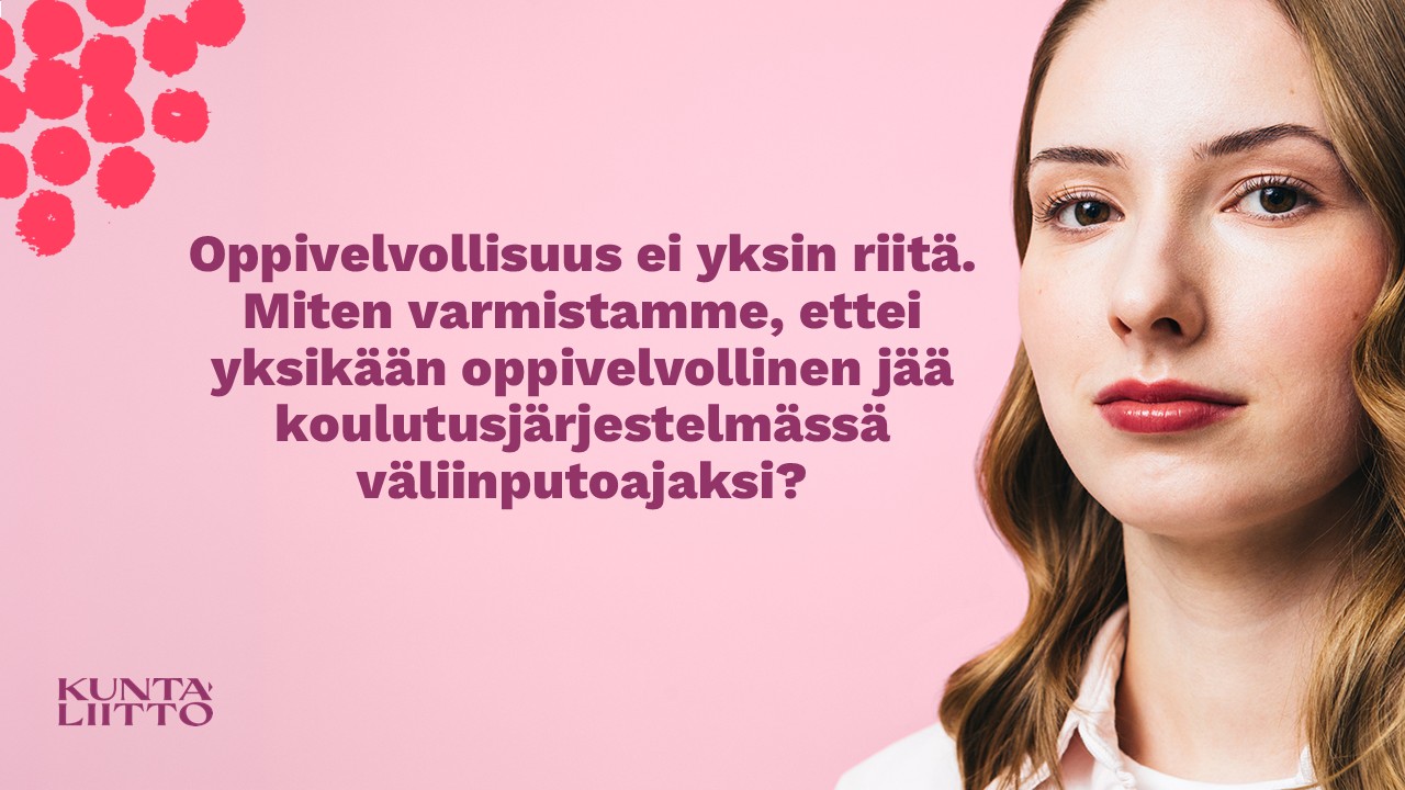Kuntaliitto ehdottaa kuntouttavaa opetusta ammatilliseen koulutukseen
