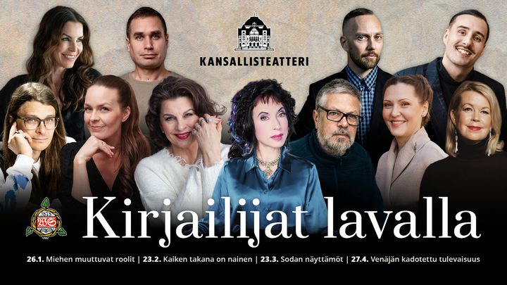 Kirjailijat lavalla