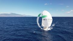 Galiana WithSecure saapumassa Etelä-Afrikkaan Ocean Globe Race -kilpailussa lokakuussa 2024. Kuva: Ville Norra