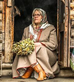 Virolainen sauna-aktivisti Eda Veeroja. Kuva: Visit Estonia