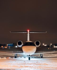 Helsinki Citycopterin Cessna Citation CJ4 Helsinki-Vantaan lentokentällä. Kuva: Helsinki Citycopter