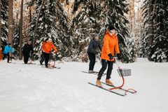 Potkukelkka on viroksi Soome kelk eli Suomi-kelkka. Niillä pääsee potkuttelemaan upeisiin maisemiin esimerkiksi Kõrvemaan urheilukeskuksessa Itä-Virossa.