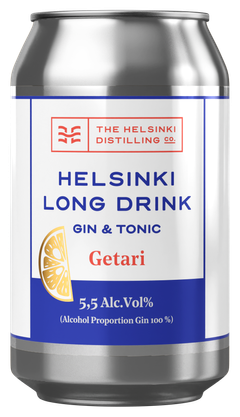 The Helsinki Distilling Company luomassa 5,5-prosenttisessa Getarissa maistuu ja tuoksuu kansainvälisesti palkittu Helsinki Dry Gin, luonnollisesta kiniinistä valmistettu tonicvesi ja aito sitruunamehu. Getari nautitaan kylmänä sellaisenaan tai jäillä täytetystä lasista sitruunaviipaleen kera.