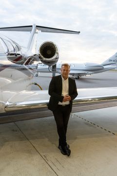 Aerocom Aviation Oy:n perustajaosakas ja toimitusjohtaja Ari Kallinen.