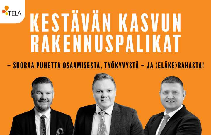 Tela järjestää keskustelun eläkejärjestelmän tulevaisuudesta Tampereella