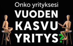 Vuoden kasvuyritys 2024 valitaan lokakuussa - kisa tittelistä on alkanut  Vuoden Kasvuyritys valitaan Kasvu Openin Kasvupolku -sparrausohjelmiin osallistuneiden yritysten joukosta. Haku Kasvupolku-ohjelmiin on auki 19.3.2024 asti.