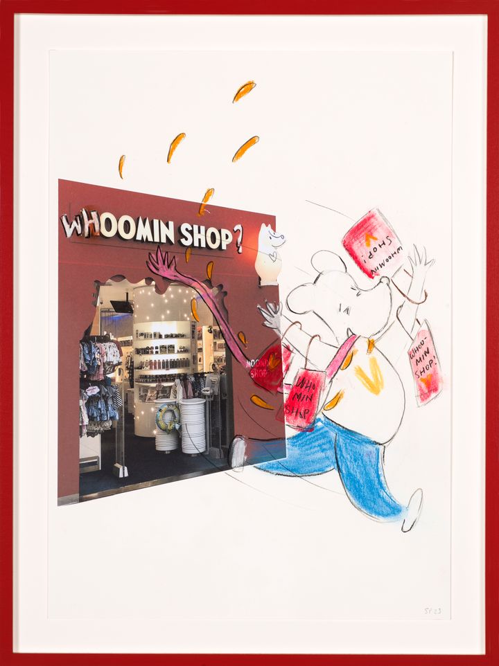 Simon Fujiwara, A Finland for Who?, 2023. Kuva: Kansallisgalleria / Petri Virtanen