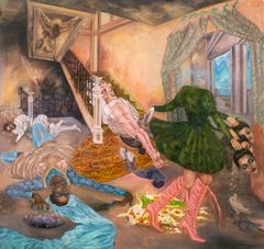 Emma Ainala, Pigeon Promenade, 2024. Nelimarkka Foundation.