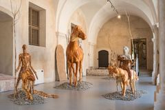 Edith Karlson, “March!”, exhibition view, 2025, Sapieha Palace, Vilnius. Photo: Andrej Vasilenko