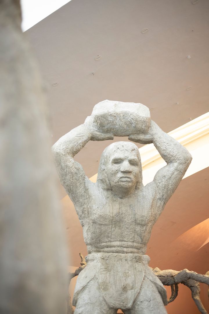 Edith Karlson, Hora Lupi / Hour of the Wolf: The Giants and the Snake, 2024. Photo: Finnish National Gallery / Pirje Mykkänen