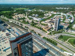 Five entries have been selected for the second phase in the Leppävaara idea competition. One of the aims of the competition is to transform the area currently dominated by streets, railway tracks and cars into an urban and uniform city centre. Photo: Taneli Lahtinen