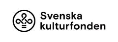 Svenska kulturfondenin mustavalkoinen tekstilogo.