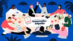 Espoon kaupunginjohtajan innovaatiokilpailun piiirroskuva.