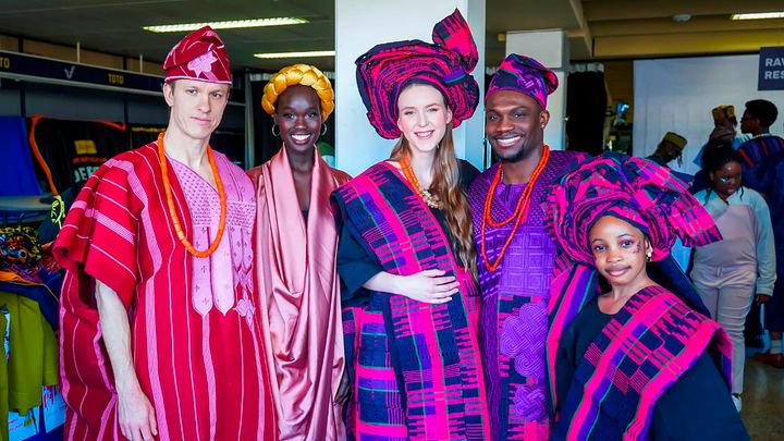 Kuva vuoden 2025 African Wedding Fair -messuilta.