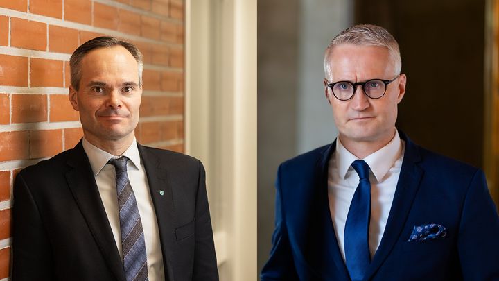 Kaupunginvaltuuston puheenjohtaja Jarno Limnell ja Espoon kaupunginjohtaja Kai Mykkänen ottavat yhteisesti kantaa poliittiseen vaalityöhön kohdistuneeseen häirintään.