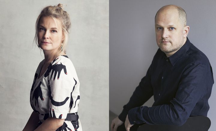 Runoilija Silja Kejonen ja tietokirjailija Antti Järvi (kuvat: Liisa Valonen ja Marek Sabogal)