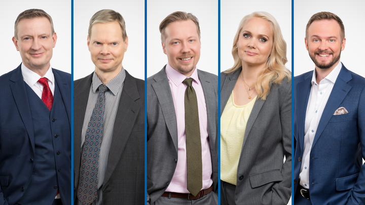 Geotalouden aikakautta leimaavat kansainvälisen kaupan esteet, toteavat Etlasta tutkimusjohtaja Jyrki Ali-Yrkkö, tutkija Mika Pajarinen, tutkimusjohtaja Tero Kuusi, tutkimuspäällikkö Terhi Maczulskij sekä WIDER-instituutin research fellow -tutkija Olli-Pekka Kuusela.