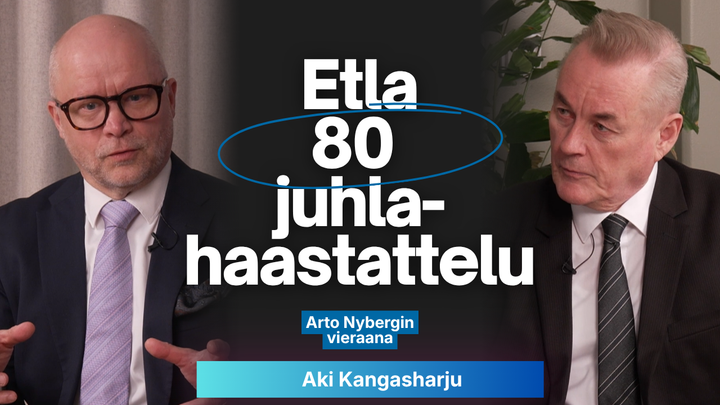 Tänään julkaistu juhlavuoden erikoishaastattelu avaa näkymiä sekä Etlan historiaan että Suomen talouden tilaan. Samalla Arto Nyberg johdattaa katsojan juhlakirjan ja juhlaseminaarin teemoihin. Koko haastattelu on katsottavissa Etlan verkkosivuilla ja YouTube-kanavalla.