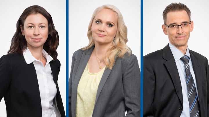 Etlassa nyt päättyvää tutkimushanketta on vetänyt tutkimuspäällikkö Terhi Maczulskij (kesk.). Kirjoittajina ovat toimineet myös tutkimuspäällikkö Natalia Kuosmanen (vas.) ja vanhempi tutkija Ville Kaitila.