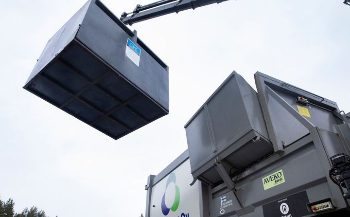 Kodin pakkausjätteiden lajitteluun tarkoitettu Rinki-ekopiste palaa tutulle paikalleen S-Market Lopen yhteyteen.