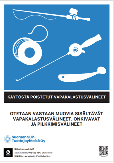 Artikkelin näyttökuva Vapakalastusvälineitä voi pian tuoda Ruodon myymälöihin
