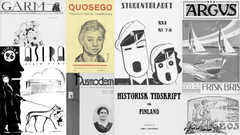 Historiallisia ruotsinkielisiä aikakauslehtiä