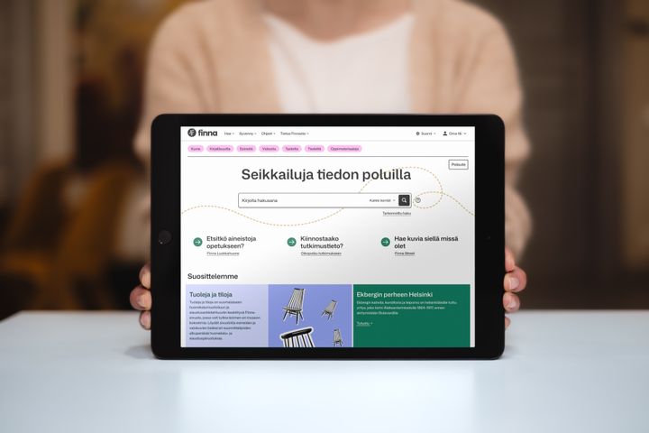 Finna on avannut polkuja kulttuurin, tieteen ja oppimisen aineistoihin vuodesta 2013 alkaen.