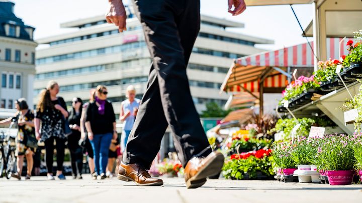Näkymä Turun Kauppatorilta.