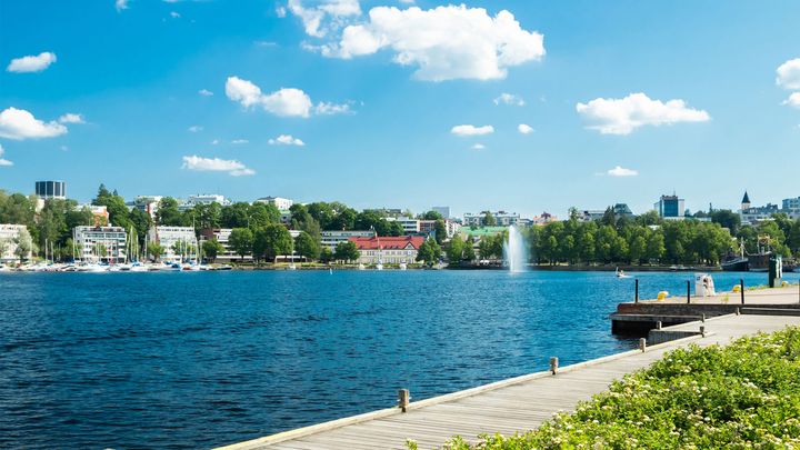 Näkymä Lappeenrannasta.