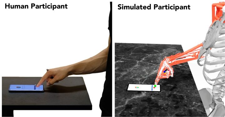Henkil%F6%20ja%20simulaatio%20k%E4ytt%E4v%E4t%20molemmat%20p%F6yd%E4ll%E4%20olevaa%20%E4lypuhelinta.