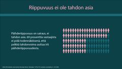 Päihderiippuvuudesta eroon pääseminen ei ole tahdon asia, toteaa enemmistö Rinnekotien kyselyyn vastanneista.