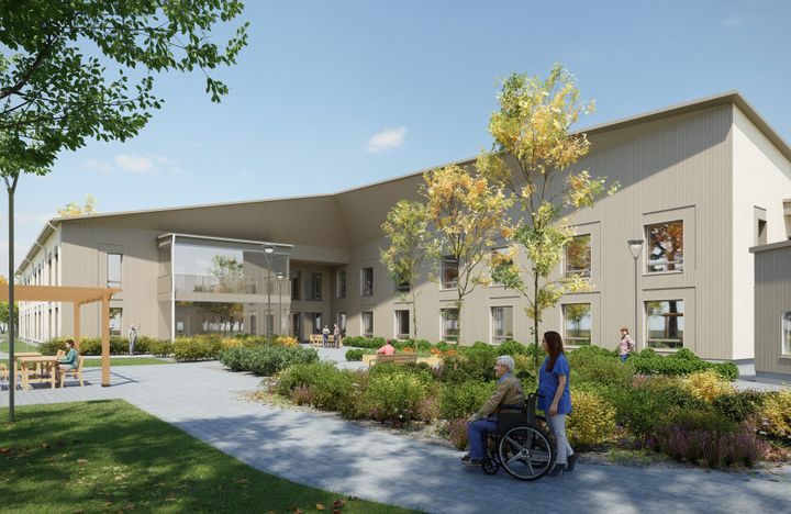 Havainnekuva hoivakodista