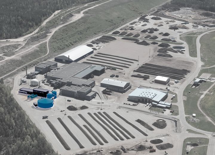 Kuvassa Ämmässuon ekoteollisuuskeskus