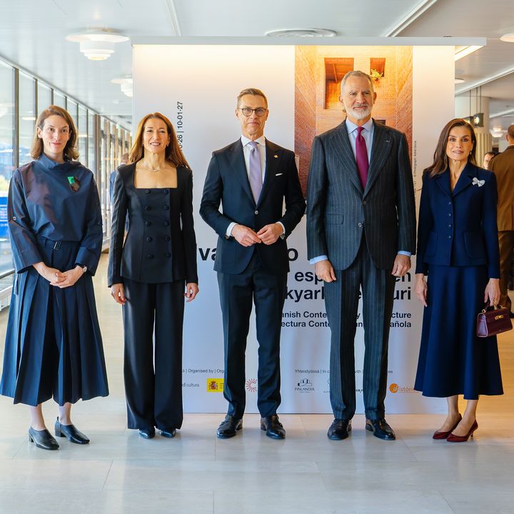 Espanjan kuningaspari avasi espanjalaisen Alvar Aalto -näyttelyn Finlandia-talossa