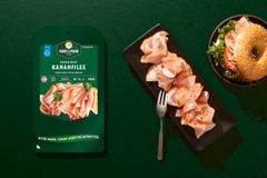 Ohuen ohut kanafilee bagel ilman lisättyä nitriittiä