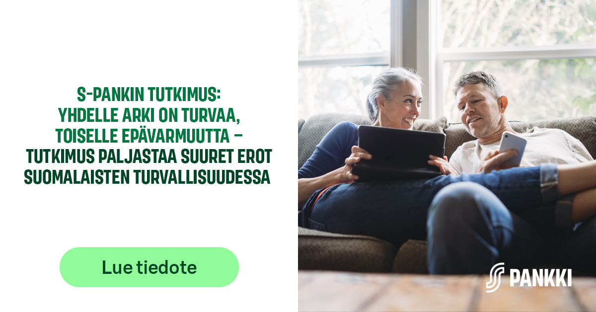 Tutkimus: Suomalaisten kokemus arjen turvallisuudesta on jakautunut