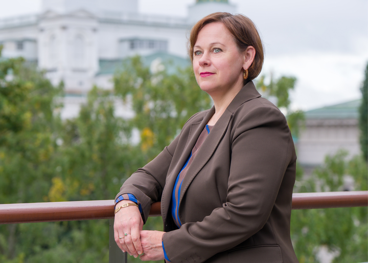 Metsäteollisuuden toimitusjohtaja Paula Lehtomäki.