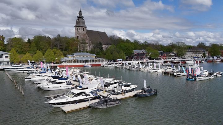 Naantalin Venemessut satama 2025 Naantalin Venemessujen aloituspäivänä