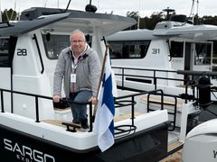Tämä on tapahtuma, jossa tavataan kaikki veneilytoimittajat, sanoo Sargon toimitusjohtaja Thomas Sarin.
